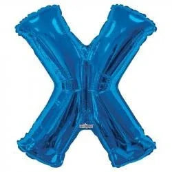 34" Letter Balloon - X - Blue