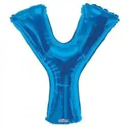 34 Inch Letter Balloon - Y - Blue