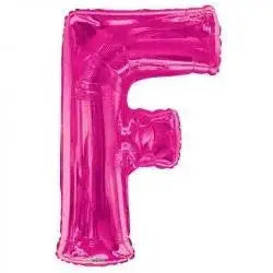 34 Inch Letter Balloon - F - Pink