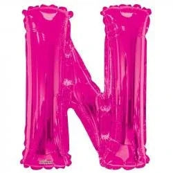 34" Letter Balloon - N - Pink