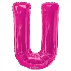 34 Inch Letter Balloon - U - Pink