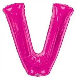 34 Inch Letter Balloon - V - Pink