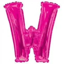 34 Inch Letter Balloon - W - Pink
