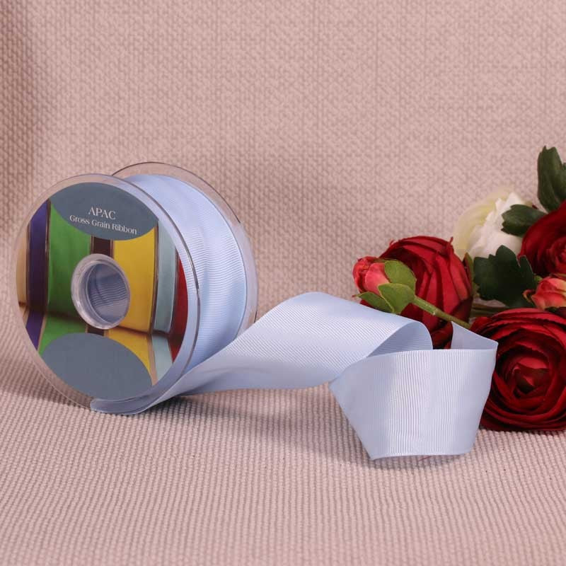 Discover the Light Blue Grosgrain Ribbon (38mm x 20m) at Bristow Direct