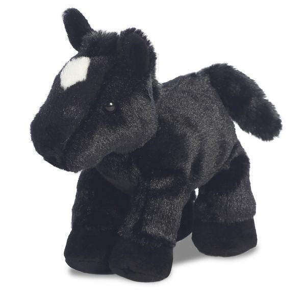 Discover the Mini Flopsie - Beau Black Horse 8in at Bristow Direct