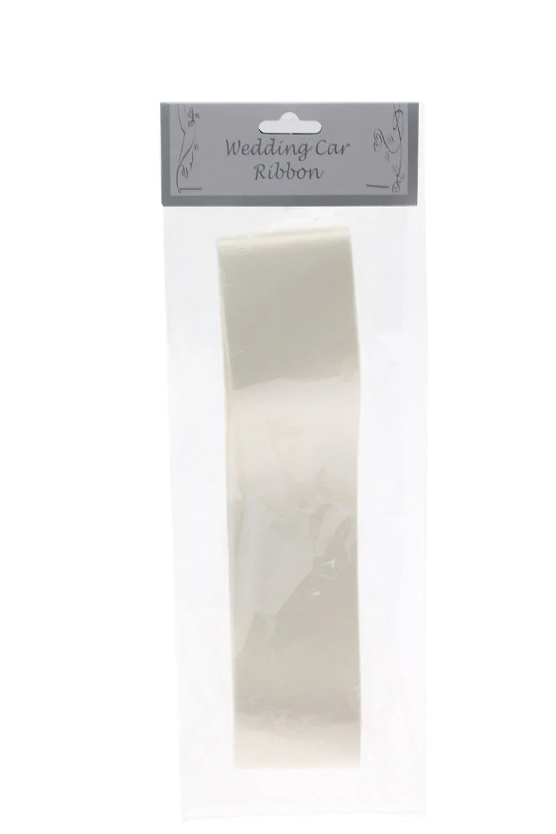 Ivory Wedding Car Ribbon
