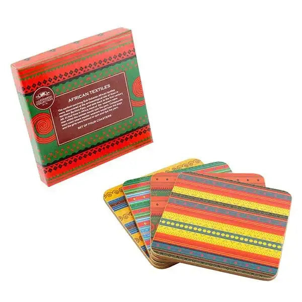 African Coasters Set Of 4 by Leonardo Collection