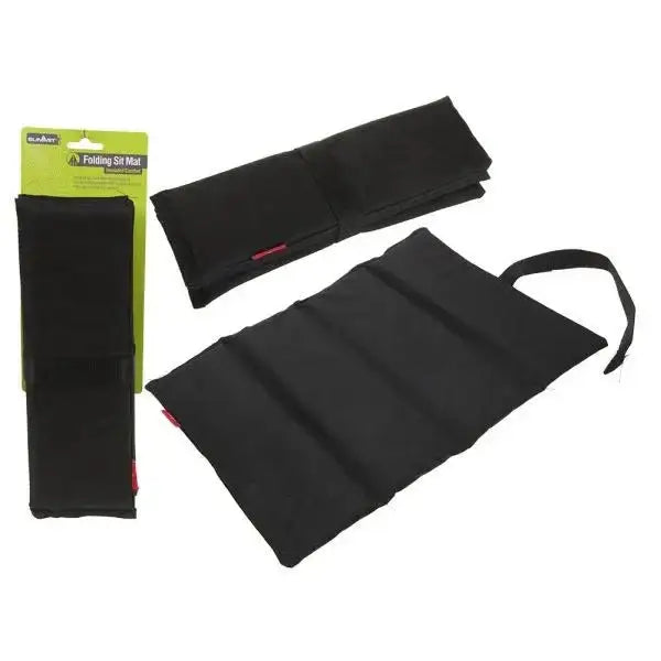 Folding Sit Mat Black perfect for baby or festivalsExclamtion Mark!