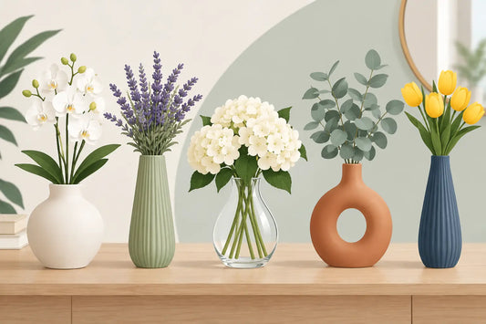 Which Vase Suits Artificial Flowers Best?
