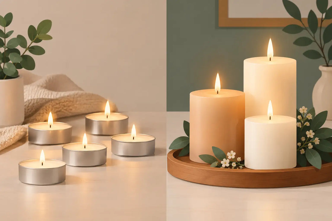 Tea Lights vs Pillar Candles for Every Occasion
