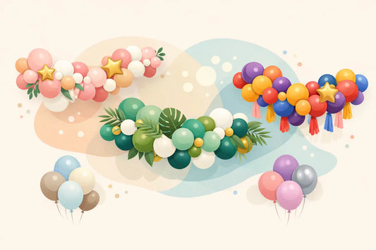 Balloon Garland Colour Combinations to Try