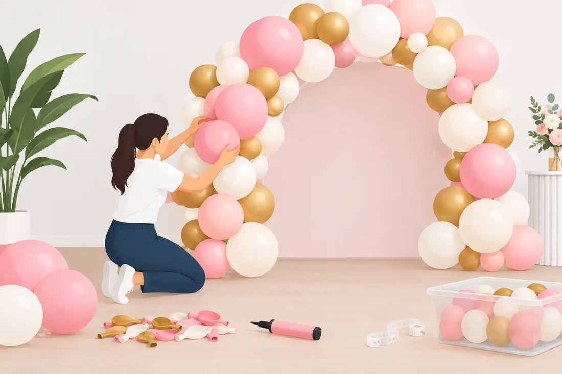 Balloon Arch Assembly for Parties That Pop