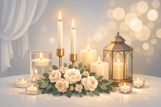 Candles for Wedding Centrepieces That Glow