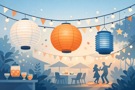 How to Hang Paper Lanterns for Any Party
