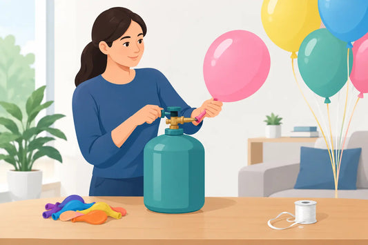 How to Inflate Helium Balloons Safely at Home
