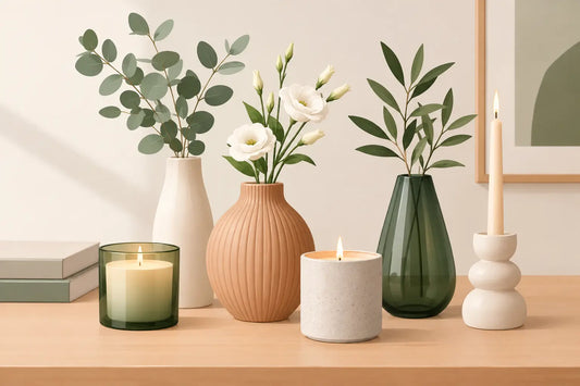 How to Match Candles and Vases Beautifully