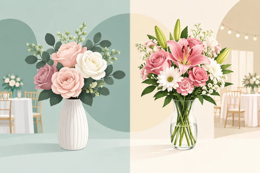 Artificial Stems Versus Fresh Blooms for Every Event