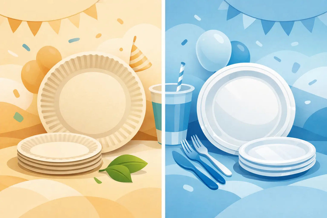 Paper Plates Versus Plastic Plates for Parties