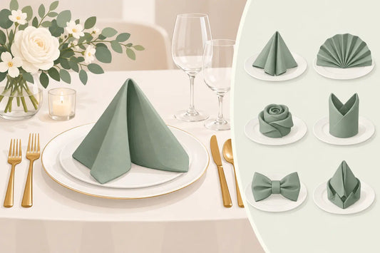 Wedding Napkin Folding Guide for Beautiful Tables