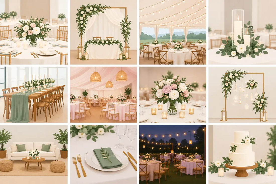 12 Wedding Reception Decor Examples to Inspire