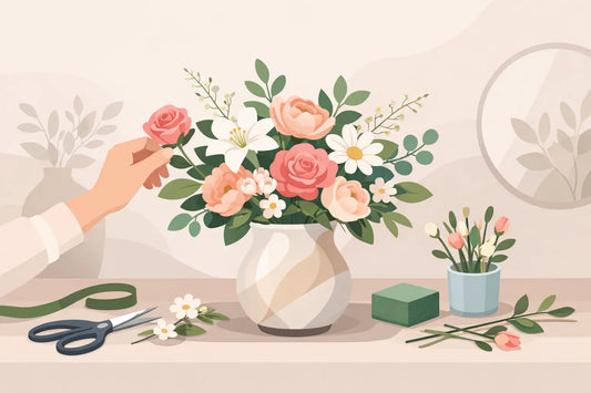 How to Arrange Artificial Flowers Beautifully