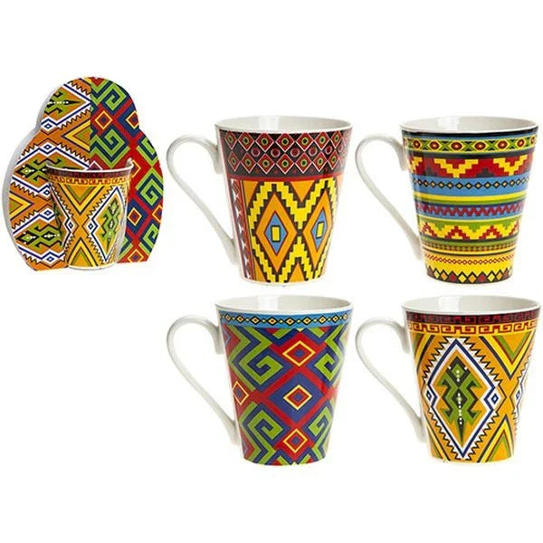 Aztec Mug With Sleeve (Assorted Designs)