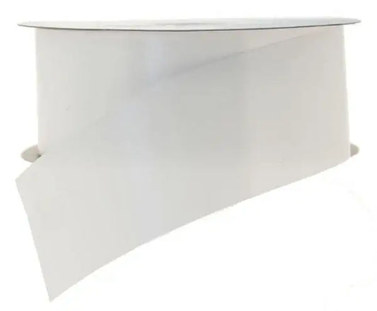 White satin ribbon for luxury gift wrapping and home décor accents