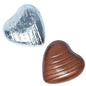 Silver Foil Chocolate Hearts  (1kg)