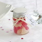 Pink and White Hearts Mini Jar