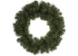 Lush green artificial Christmas wreath for festive home décor and holiday gifting