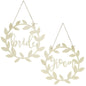 Bride &amp; Groom Chair Backs
