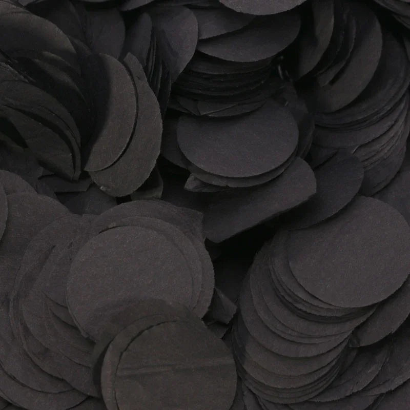 Black Paper Dots Confetti
