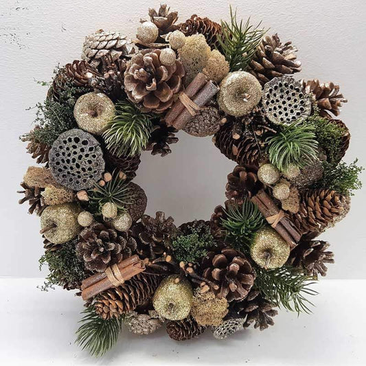 Golden Fruits Wreath (36cm)