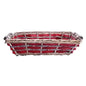 Red Rectangle Two Tone Tray 45/50cm