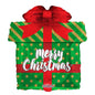 Green Christmas Gift Balloon