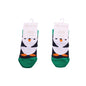 Green Christmas Penguin Socks (0-6months)