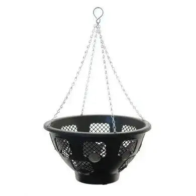 Plastic Black Hanging Basket (14 Inch)