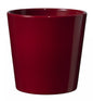 16cm Shiny Bordeaux Dallas Ceramic Pot