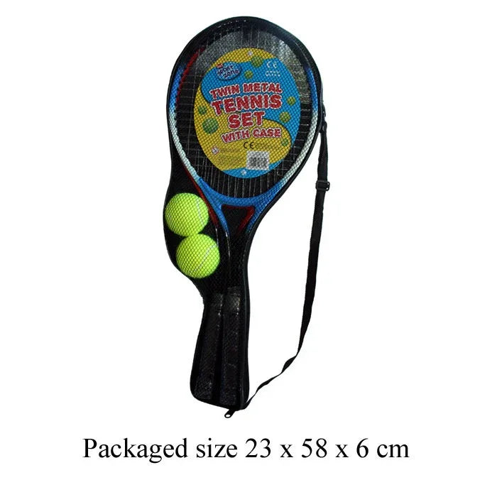 Twin Tennis Racket &amp; Ball Set
