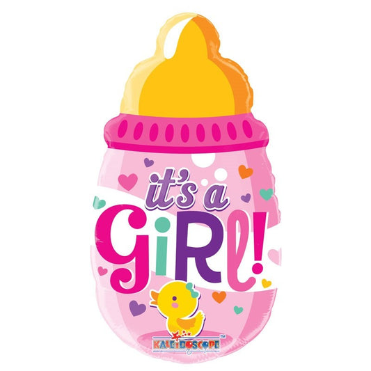 14 inch Baby Bottle Girl Balloon