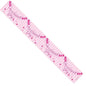 Pink Christening Day banner with stars and hearts, perfect for baby celebration decor