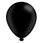 Matte black party balloon for birthdays, celebrations, and home décor