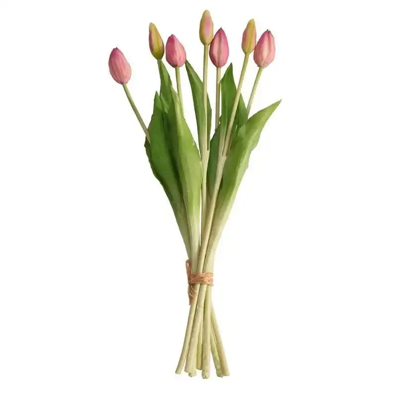 Real Feel Tulip Bunch Light Purple