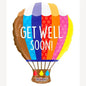 Get Well Hot Air Balloon (18 Inch)
