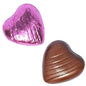 Pink Foil Chocolate Hearts  (1kg)