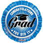 Contratulations Grad Blue Balloon (18 Inch)