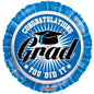 Contratulations Grad Blue Balloon (18 Inch)