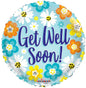 Get Well Bright Colours Balloon (18 Inch)