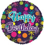 Birthday Dots Balloon (18 Inch)