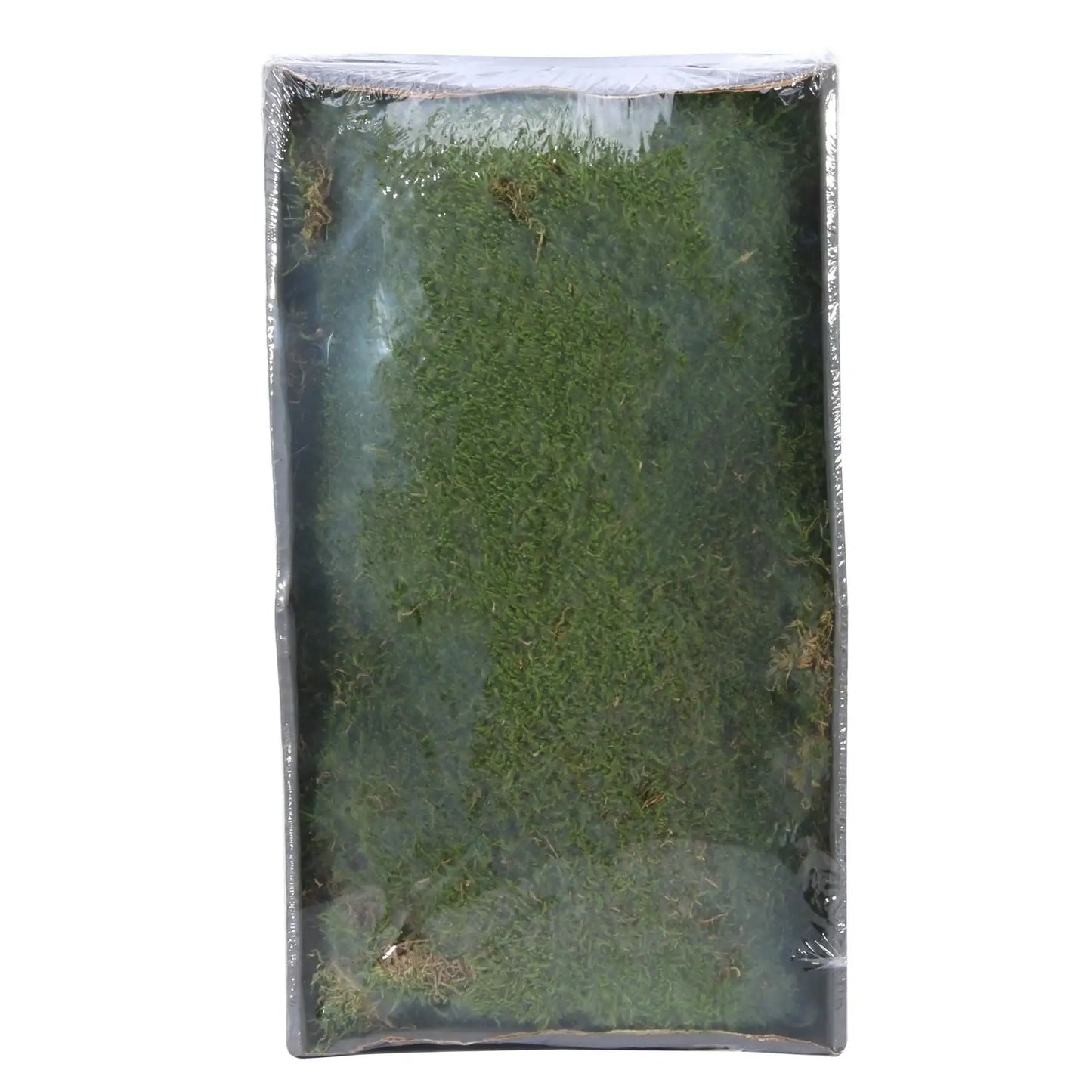 Preserved green moss sheet for home décor and craft projects, packaged for easy use